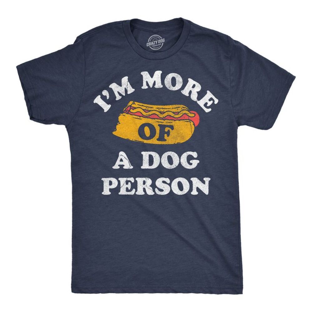 Mens Funny T Shirts Im More Of A Dog Person Cookout Tee For Men
